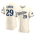 Friene M.Twins #29 Rod Carew Player Cream Home Limited Elite Stitched Jerseys