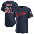 Friene M.Twins #29 Rod Carew Player Navy 60th Home Limited Elite Stitched Jerseys