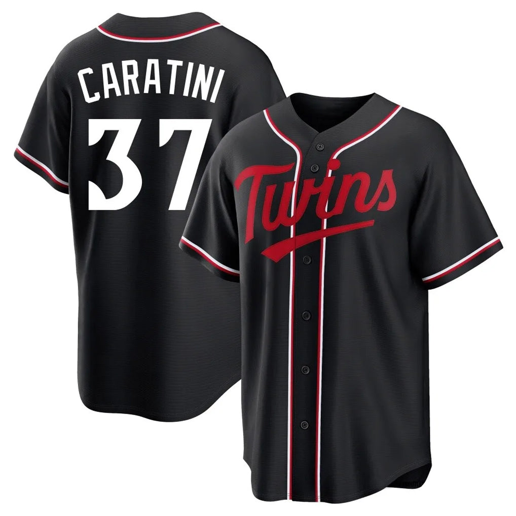Friene M.Twins #37 Victor Caratini Player Black Fashion Out Home Limited Stitched Jerseys