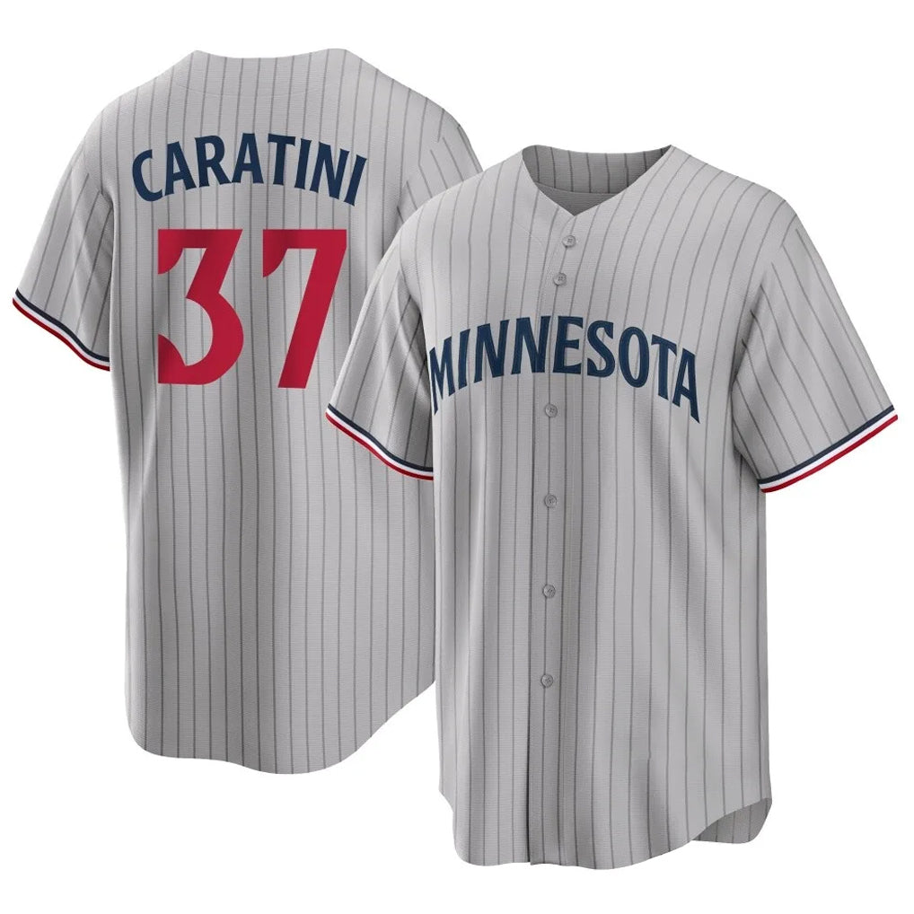 Friene M.Twins #37 Victor Caratini Player Gray Game Limited Home Stitched Jerseys