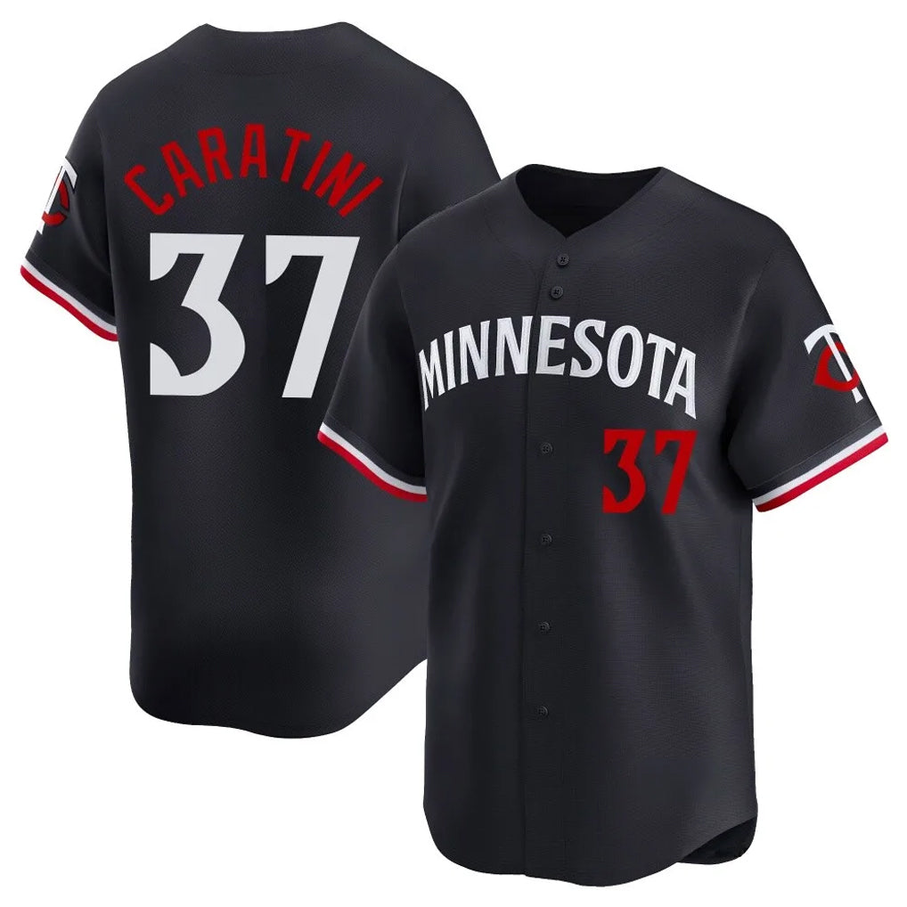 Friene M.Twins #37 Victor Caratini Player Navy Home Limited Stitched Jerseys