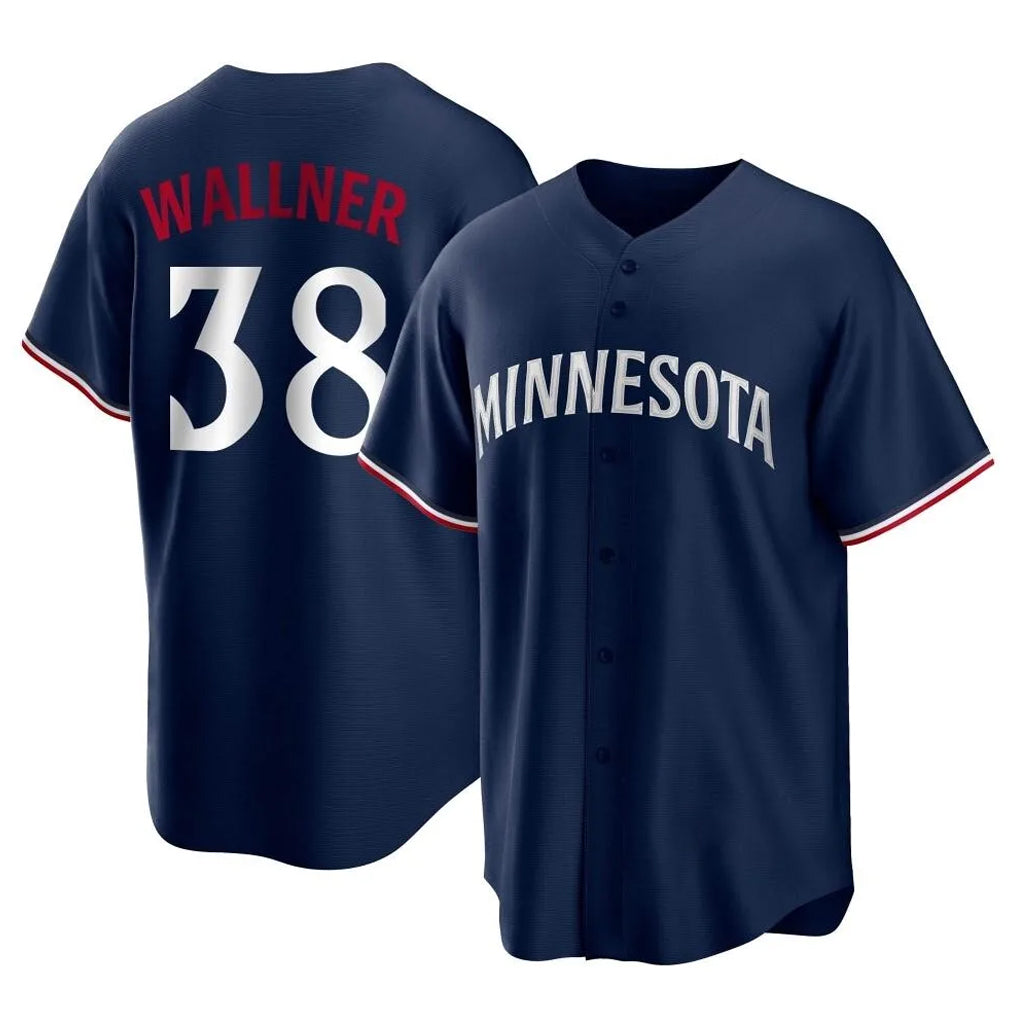 Friene M.Twins #38 Matt Wallner Player Navy Replica Alternate Home Stitched Jerseys