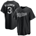 Friene M.Twins #3 Harmon Killebrew Player Black Home Game Stitched Jerseys