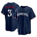 Friene M.Twins #3 Harmon Killebrew Player Navy Replica Alternate Home Stitched Jerseys