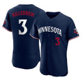 Friene M.Twins #3 Harmon Killebrew Player Navy Replica Home Limited Elite Stitched Jerseys