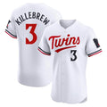 Friene M.Twins #3 Harmon Killebrew Player White Home Limited Elite Stitched Jerseys