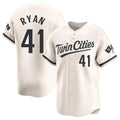 Friene M.Twins #41 Joe Ryan Player Cream Home Limited Stitched Jerseys