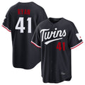 Friene M.Twins #41 Joe Ryan Player Navy Home Game Stitched Jerseys