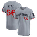 Friene M.Twins #56 Josh Bell Player Gray Home Limited Elite Stitched Jerseys