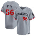 Friene M.Twins #56 Josh Bell Player Gray Home Limited Stitched Jerseys