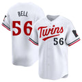 Friene M.Twins #56 Josh Bell Player White Home Limited Stitched Jerseys