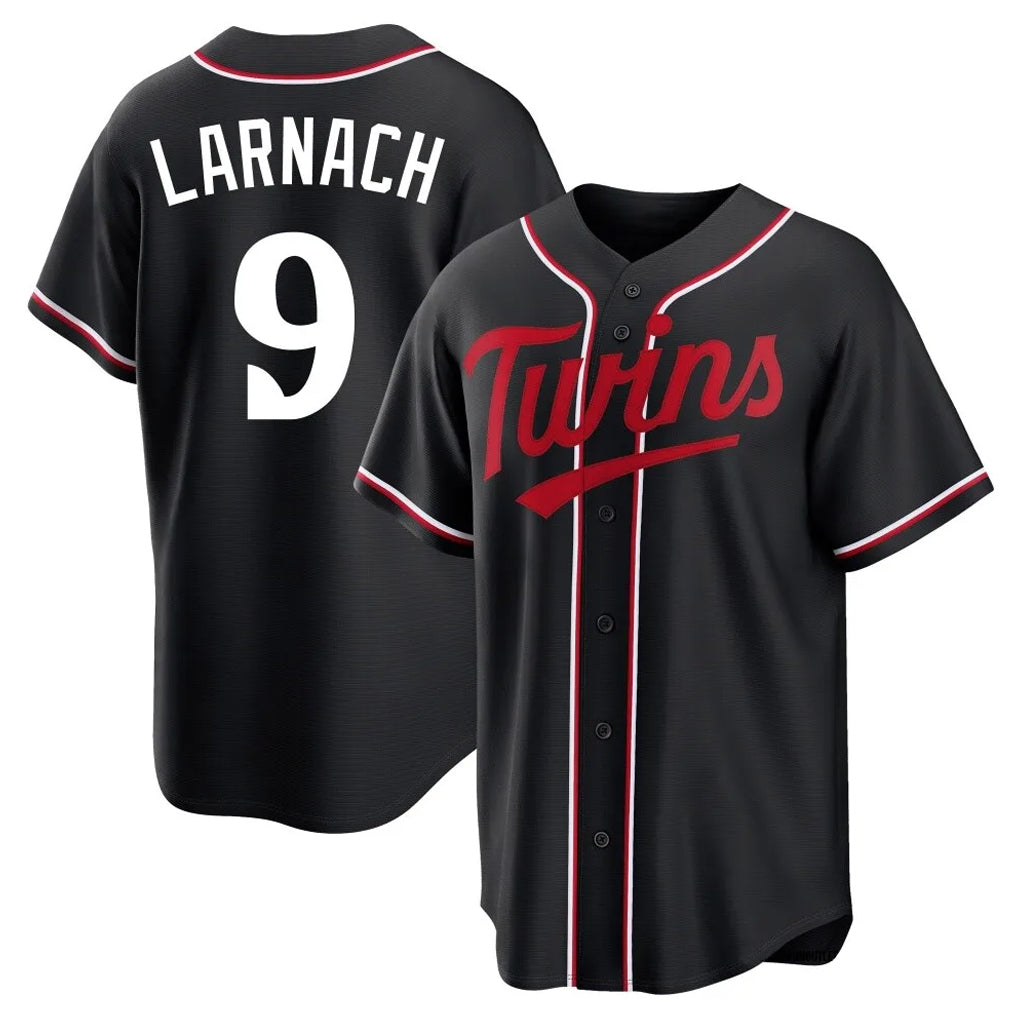Friene M.Twins #9 Trevor Larnach Player Black Fashion Out Home Limited Stitched Jerseys