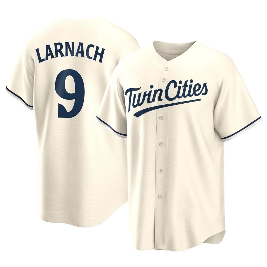 Friene M.Twins #9 Trevor Larnach Player Cream Game Limited Home Stitched Jerseys