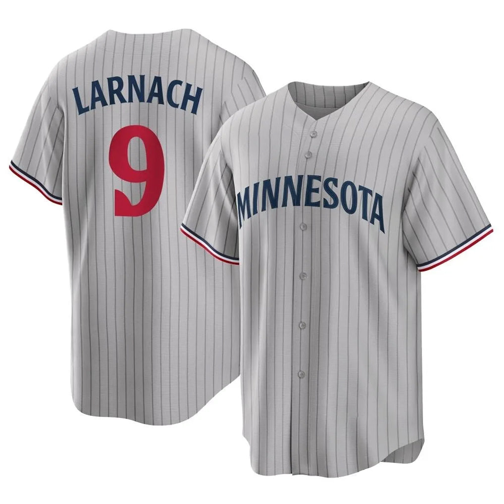 Friene M.Twins #9 Trevor Larnach Player Gray Game Limited Home Stitched Jerseys