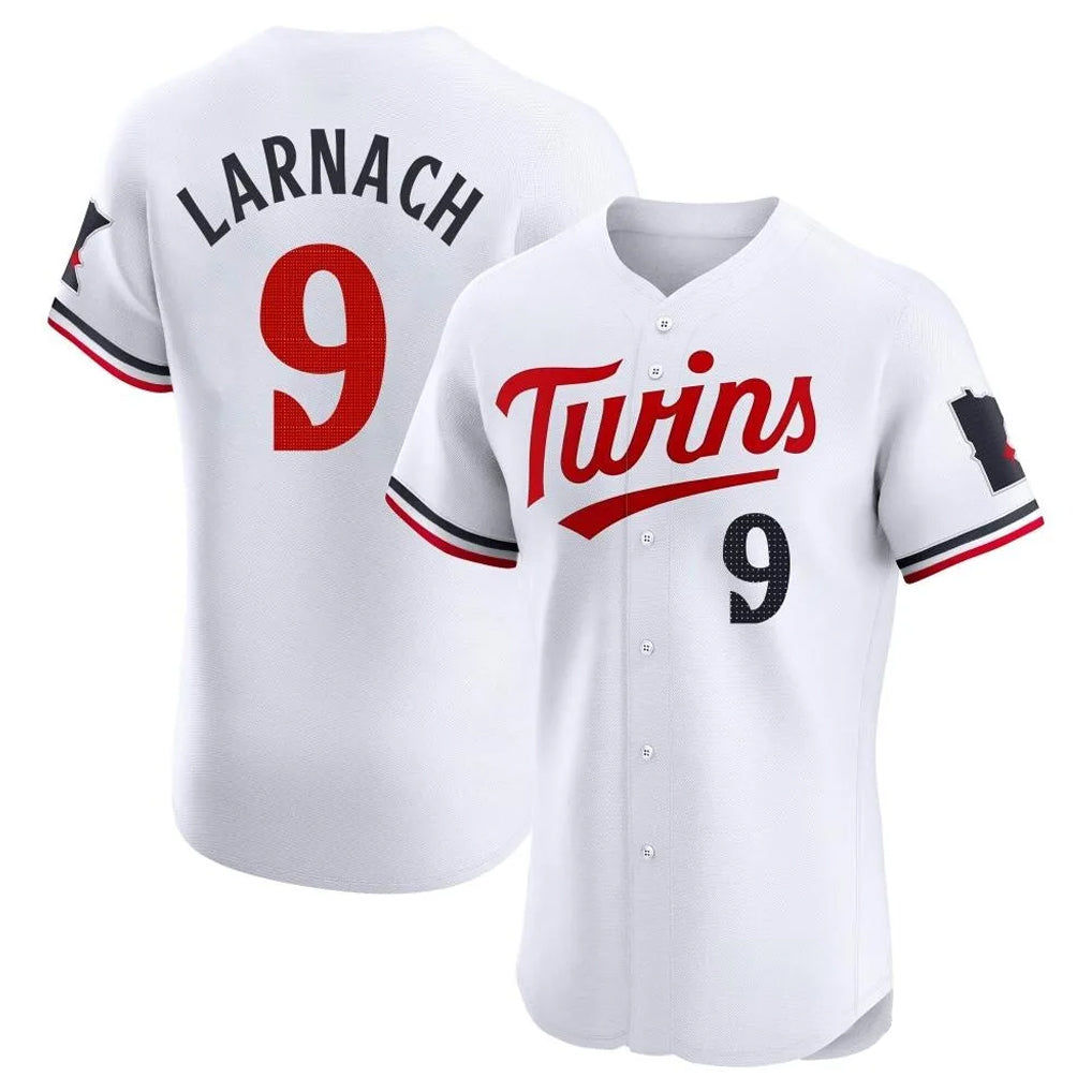 Friene M.Twins #9 Trevor Larnach Player White Home Limited Elite Stitched Jerseys