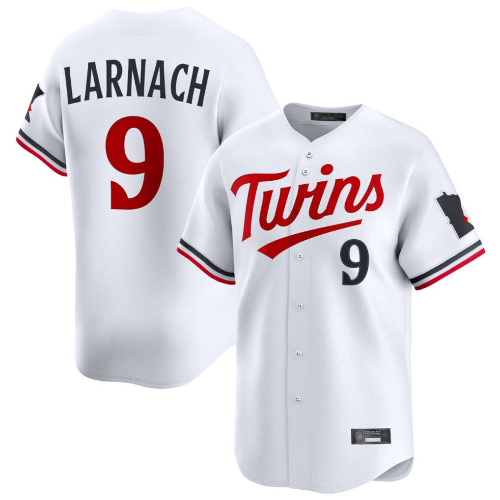 Friene M.Twins #9 Trevor Larnach Player White Home Limited Stitched Jerseys