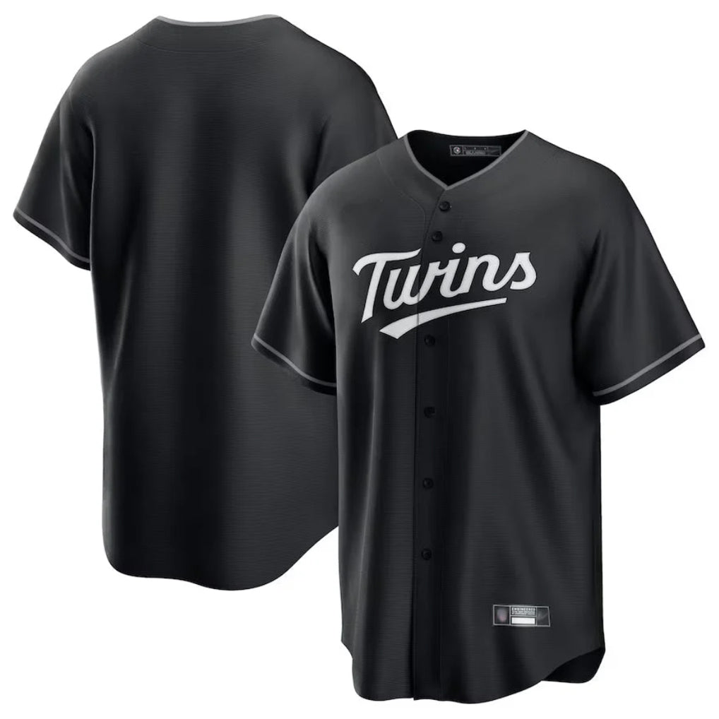 Friene M.Twins ## Twins Blank Player Black Home Game Stitched Jerseys
