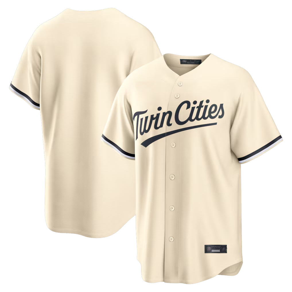 Friene M.Twins ## Twins Blank Player Cream Game Limited Home Stitched Jerseys