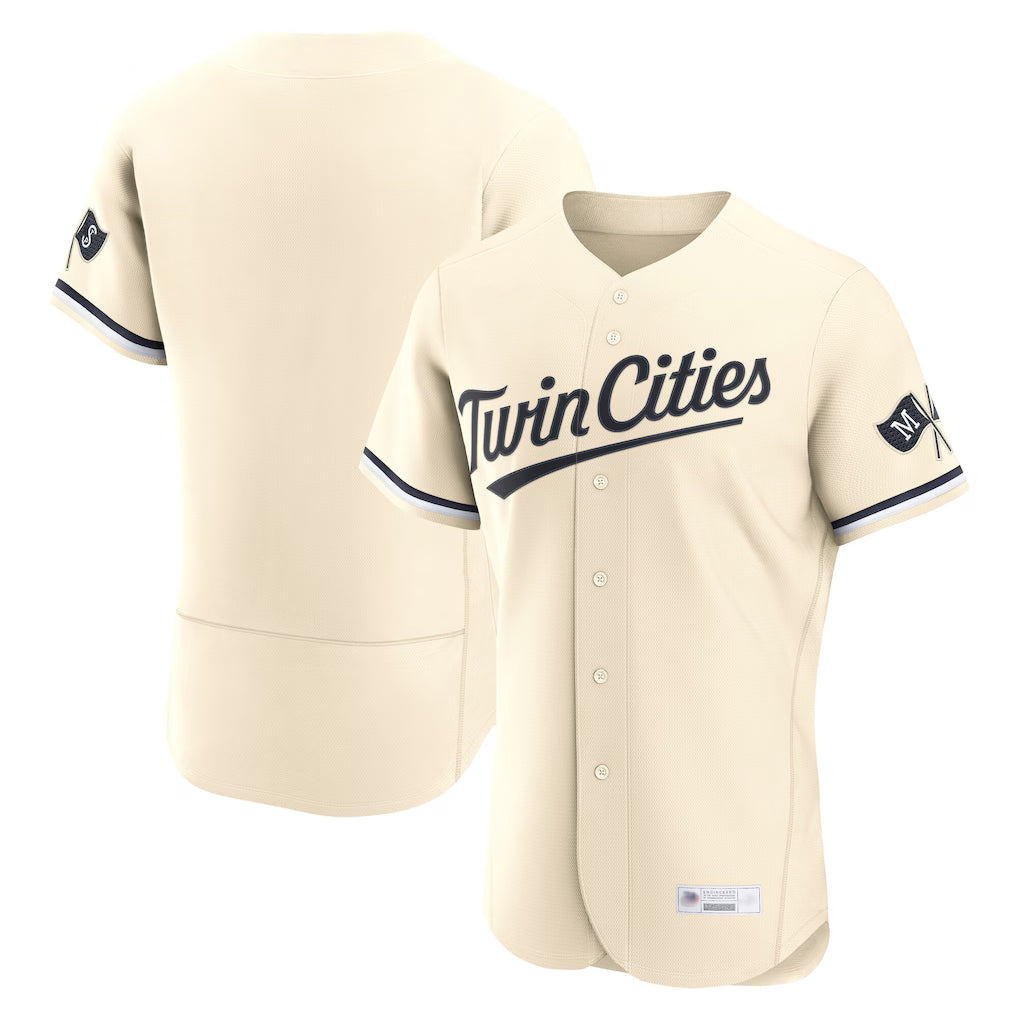 Friene M.Twins ## Twins Blank Player Cream Home Limited Elite Stitched Jerseys