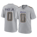 Friene M.Vikings #0 Ivan Pace Jr. Player Gray Atmosphere Fashion Home Game Stitched Jerseys