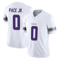 Friene M.Vikings #0 Ivan Pace Jr. Player White Limited Alternate Vapor F.U.S.E. Home Game Stitched Jerseys