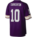 Friene M.Vikings #10 Fran Tarkenton Mitchell & Ness Purple Legacy Replica Stitched Jerseys