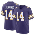 Friene M.Vikings #14 Jauan Jennings Player Purple Classic Home Game Stitched Jerseys