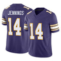 Friene M.Vikings #14 Jauan Jennings Player Purple Limited Classic Vapor F.U.S.E. Home Game Stitched Jerseys