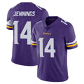 Friene M.Vikings #14 Jauan Jennings Player Purple Limited Vapor Untouchable Home Game Stitched Jerseys