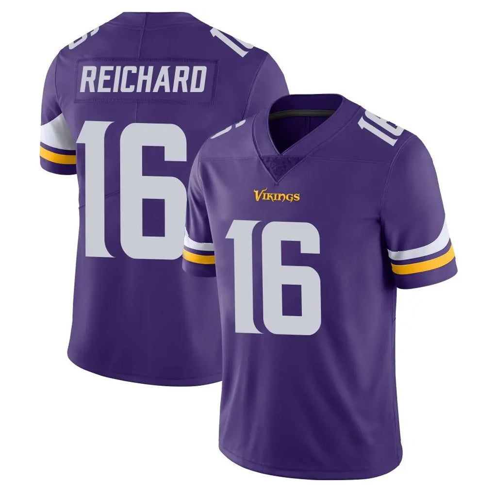 Friene M.Vikings #16 Will Reichard Player Purple Limited Vapor Untouchable Home Game Stitched Jerseys