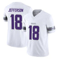 Friene M.Vikings #18 Justin Jefferson Player White Limited Alternate Vapor F.U.S.E. Home Game Stitched Jerseys