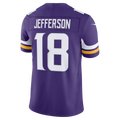 Friene MN.Vikings #18 Justin Jefferson Purple Team Vapor F.U.S.E. Stitched Limited Jerseys