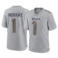 Friene M.Vikings #1 Kyler Murray Player Gray Atmosphere Fashion Home Game Stitched Jerseys