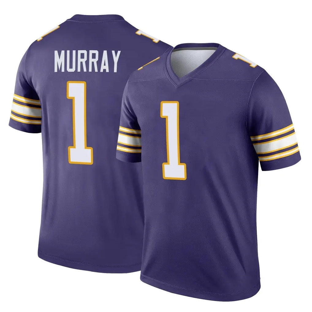 Friene M.Vikings #1 Kyler Murray Player Purple Limited Classic Home Game Stitched Jerseys
