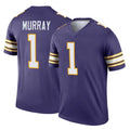 Friene M.Vikings #1 Kyler Murray Player Purple Limited Classic Home Game Stitched Jerseys