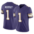 Friene M.Vikings #1 Kyler Murray Player Purple Limited Classic Vapor F.U.S.E. Home Game Stitched Jerseys