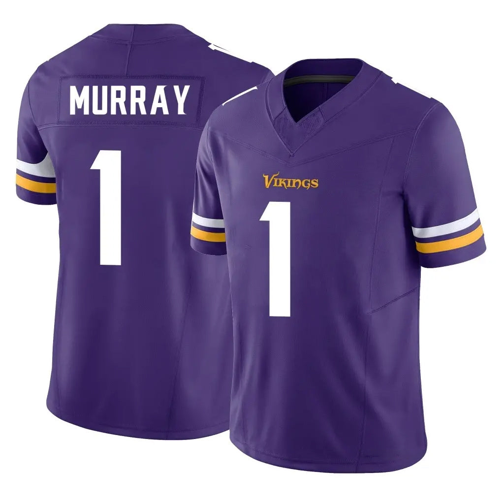 Friene M.Vikings #1 Kyler Murray Player Purple Limited Vapor F.U.S.E. Home Game Stitched Jerseys
