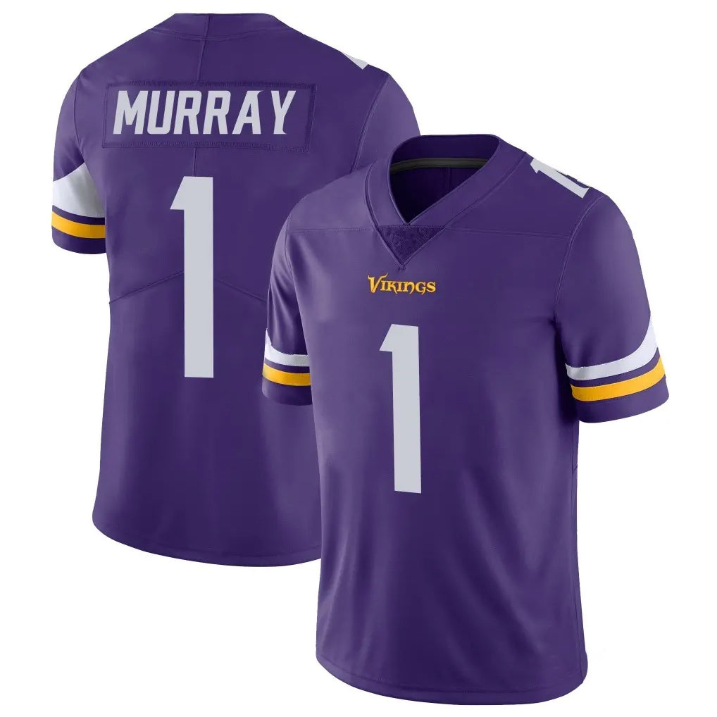 Friene M.Vikings #1 Kyler Murray Player Purple Limited Vapor Untouchable Home Game Stitched Jerseys