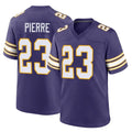 Friene M.Vikings #23 James Pierre Player Purple Classic Home Game Stitched Jerseys