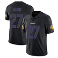 Friene M.Vikings #27 Jordan Mason Player Black Impact LImited Home Game Stitched Jerseys