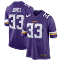 Friene MN.Vikings #33 Aaron Jones Purple Game Player Jersey Stitched American Stitched Jerseys
