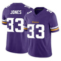 Friene M.Vikings #33 Aaron Jones Sr. Player Purple Limited Vapor F.U.S.E. Home Game Stitched Jerseys