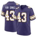 Friene M.Vikings #43 Andrew Van Ginkel Player Purple Classic Home Game Stitched Jerseys