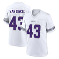Friene M.Vikings #43 Andrew Van Ginkel Player White Alternate Home Game Stitched Jerseys