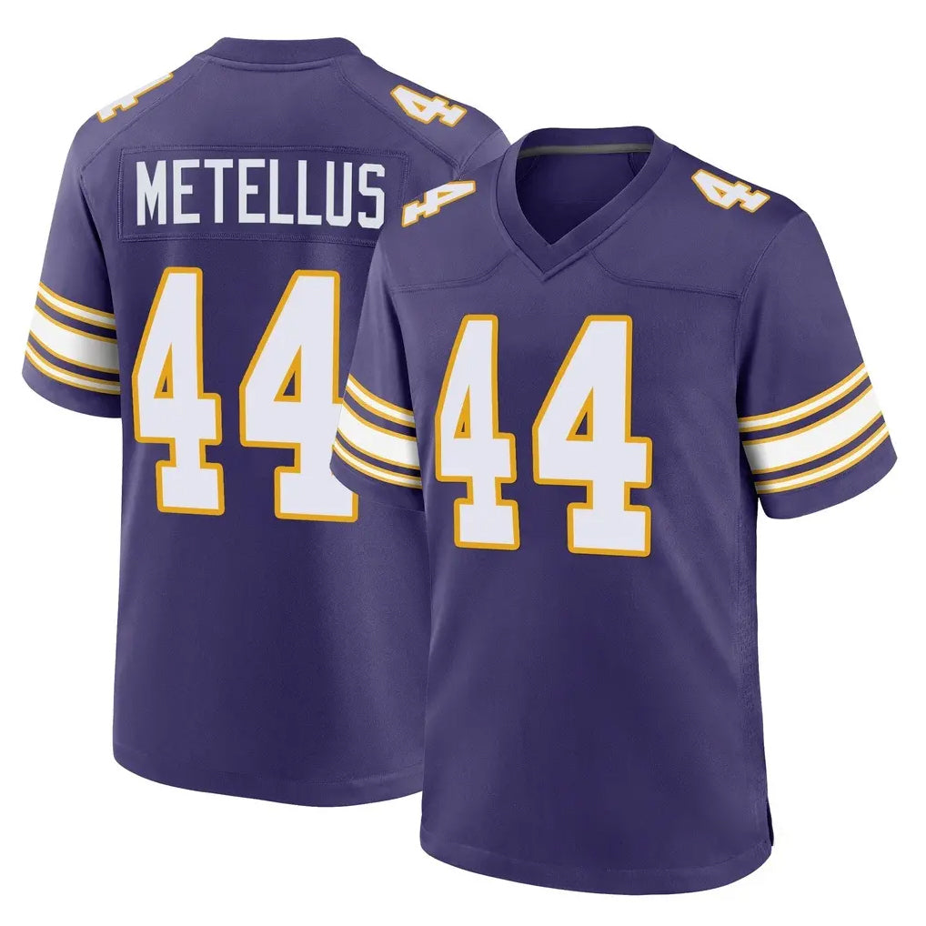 Friene M.Vikings #44 Josh Metellus Player Purple Classic Home Game Stitched Jerseys