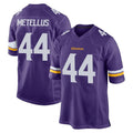 Friene M.Vikings #44 Josh Metellus Player Purple Home Game Stitched Jerseys
