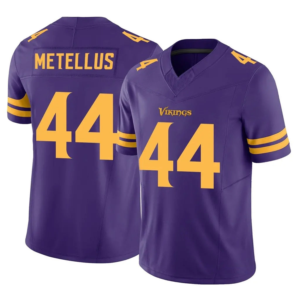 Friene M.Vikings #44 Josh Metellus Player Purple Limited Alternate Vapor F.U.S.E. Home Game Stitched Jerseys