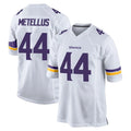 Friene M.Vikings #44 Josh Metellus Player White Home Game Stitched Jerseys