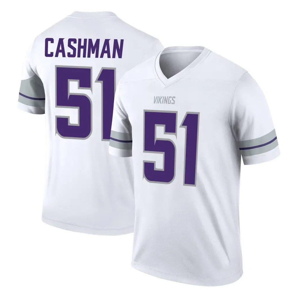 Friene M.Vikings #51 Blake Cashman Player White Alternate Legend Home Game Stitched Jerseys