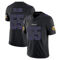 Friene M.Vikings #55 Eric Wilson Player Black Impact LImited Home Game Stitched Jerseys